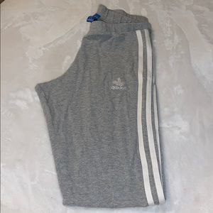 Grey full length adidas leggings